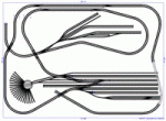 Fleischmann piccolo-N Gleisplan 360 x 260  cm